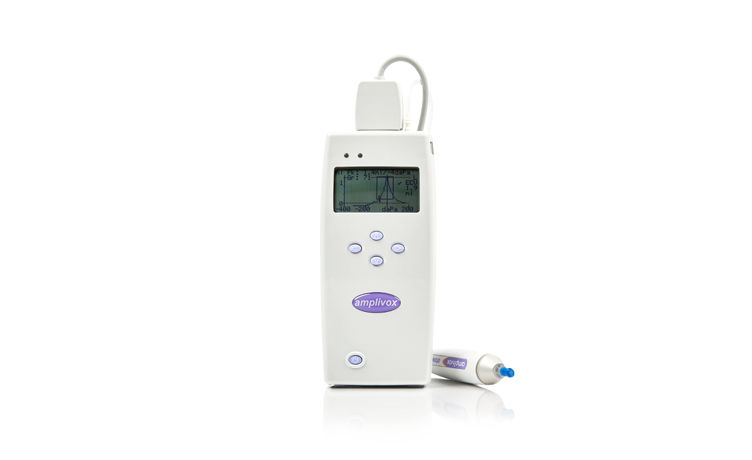 Amplivox 202 & 202-H Handheld Diagnostic Tympanometer front view. Shop now at Zone Medical.