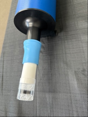 AM Systems 192700 Spirometry Calibration Syringe 3 Litre including blue rubber adapter compatable with Safey Turbine and Mouthpiece