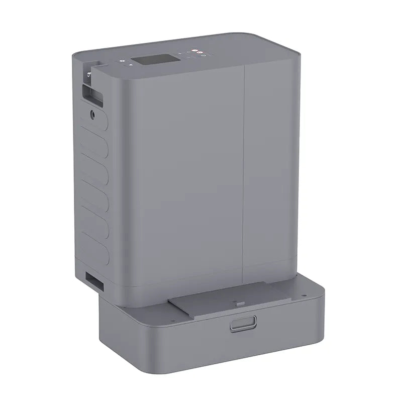 Kingon P2 TOC Transportable Portable Oxygen Concentrator battery sliding out. Shop now at Zone Medical.