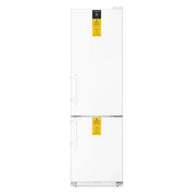 Liebherr SCFfg 4002 spark free medical fridge freezer front view with the door closed. Shop now at Zone Medical.
