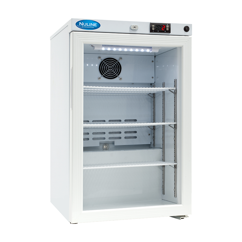 Nuline MLi59 refrigerator incubator 59 litres front view. Shop now at Zone Medical.