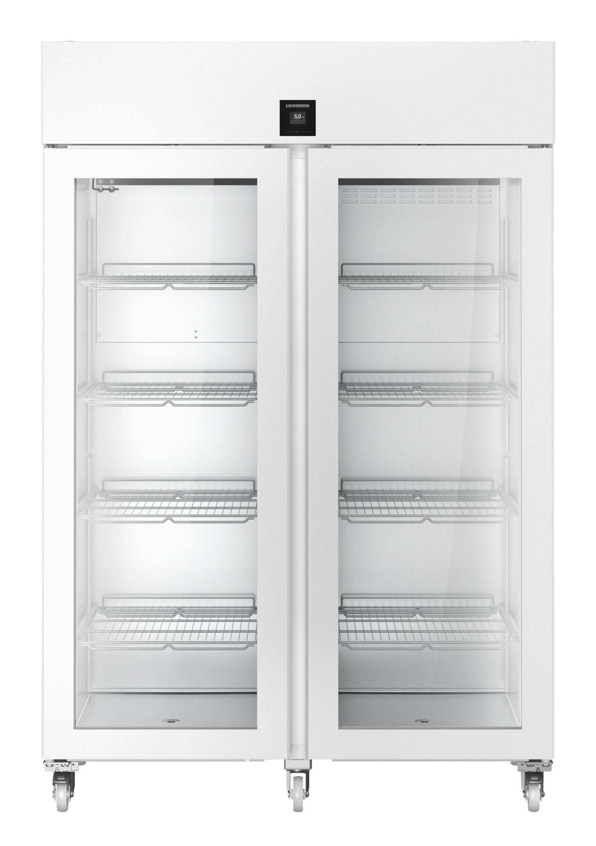 Liebherr SRPvh 1412 Glass Double Door Pharmacy Medical Laboratory Refrigerator with Circulating Cooling - 1447 Litres