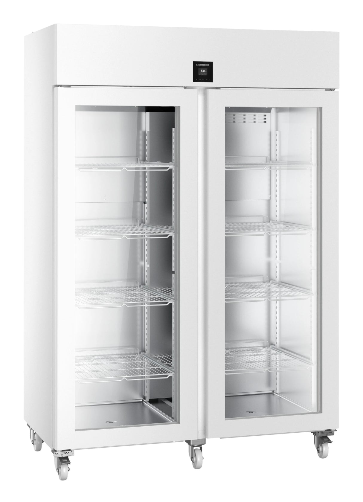 Liebherr SRPvh 1412 Glass Double Door Pharmacy Medical Laboratory Refrigerator with Circulating Cooling - 1447 Litres