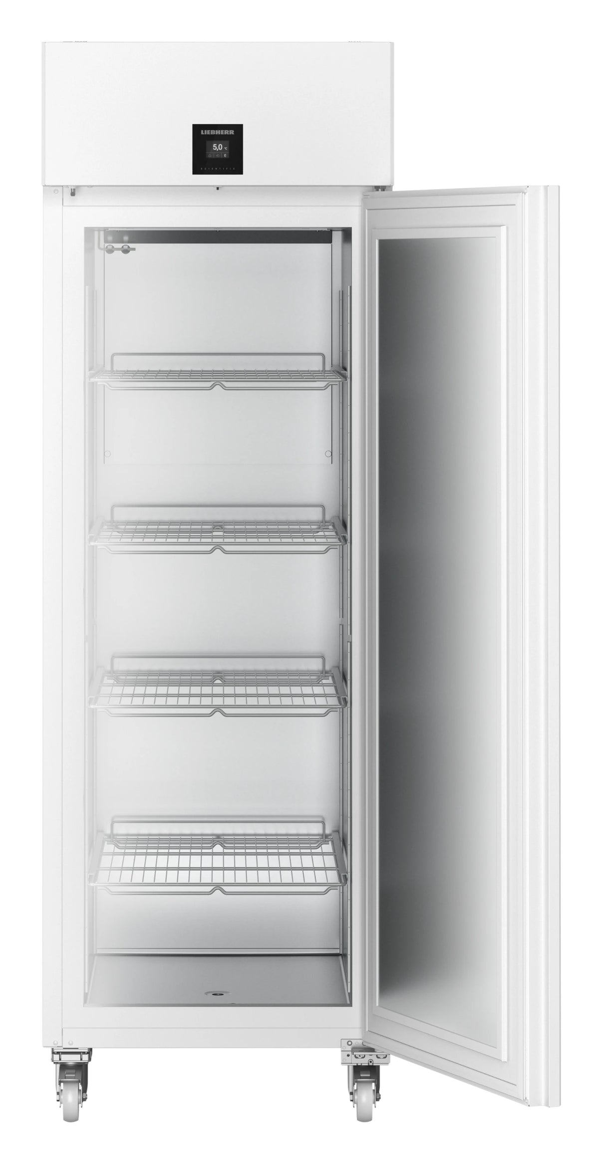 Liebherr SRPvh 6501 medical freezer door open. Shop now at Zone Medical.