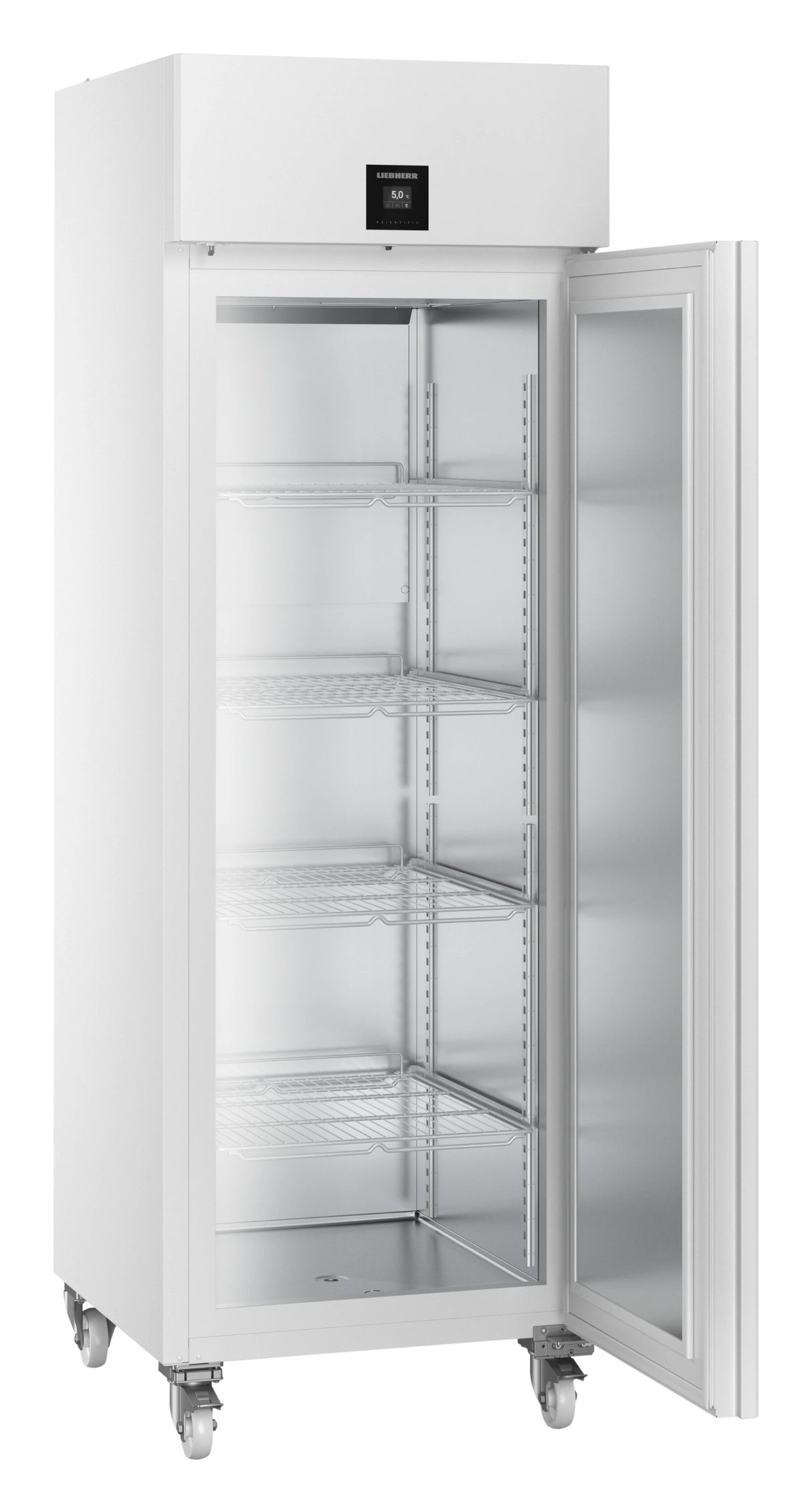 Liebherr SRPvh 6501 medical freezer door open. Shop now at Zone Medical.