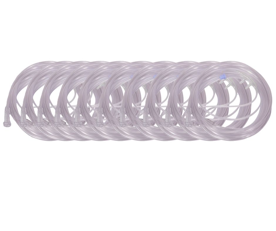 Nasal Oxy Cannula Adult With 2.1M Tubing 10 Pack