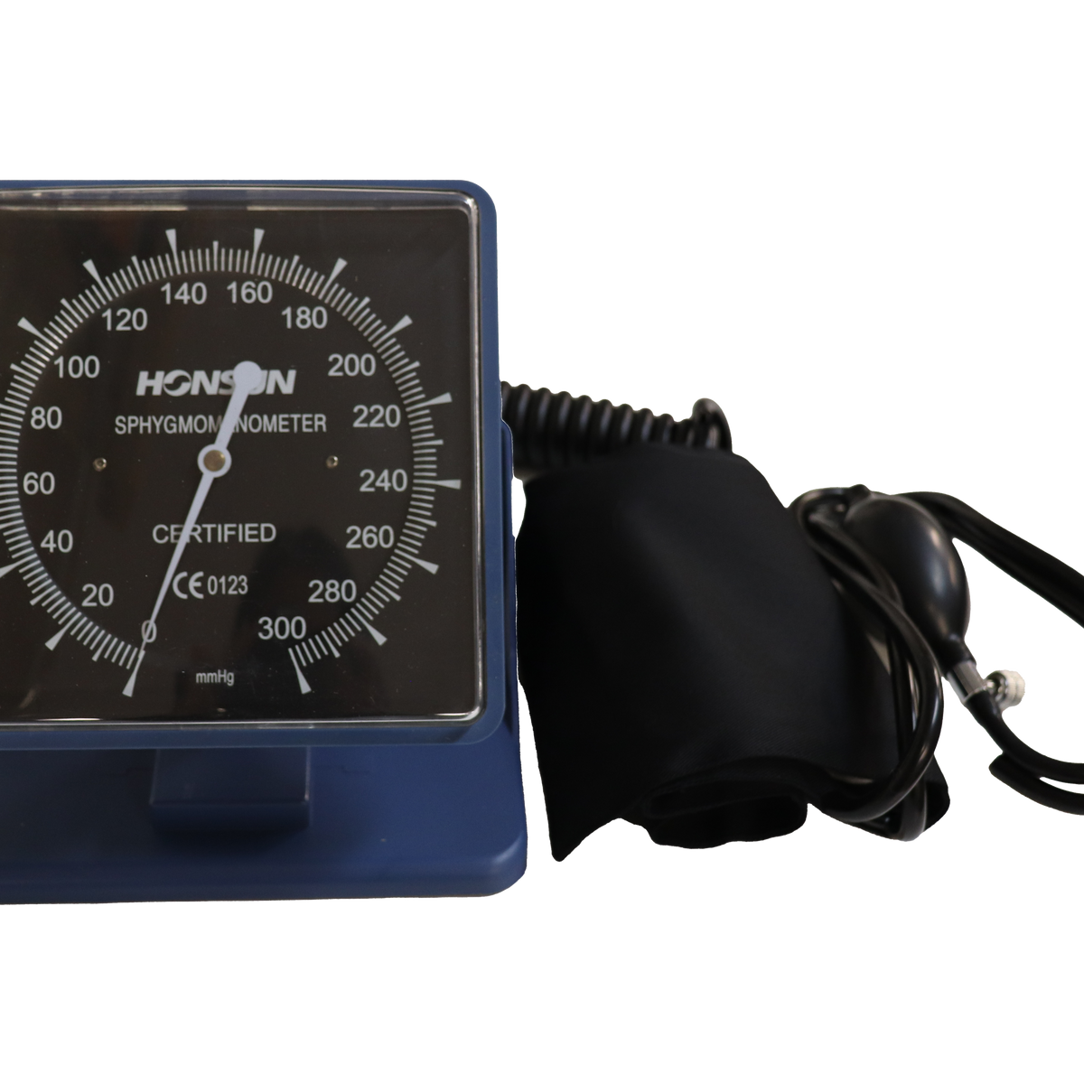 Wall and Desk Mount Aneroid Sphygmomanometer with Adult Cuff Zone Medical