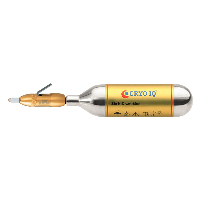 CryoIQ Pro Device Close Up On Cartridge. Shop now at Zone Medical.