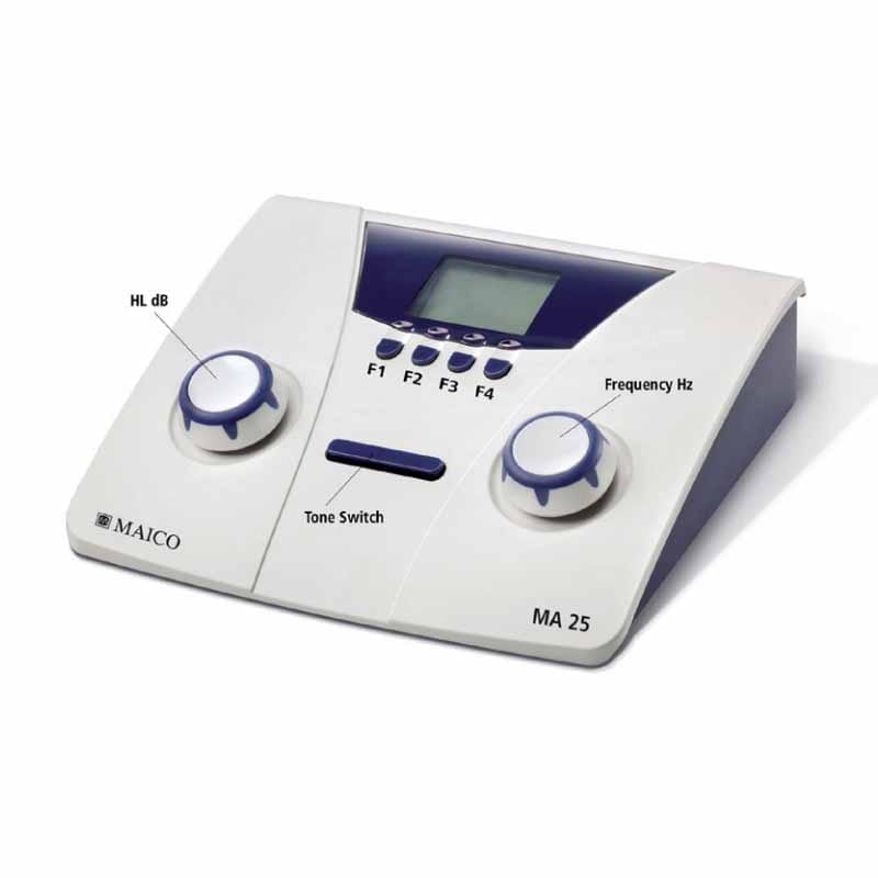 Maico MA25 and MA25e Audiometer Manual Screening