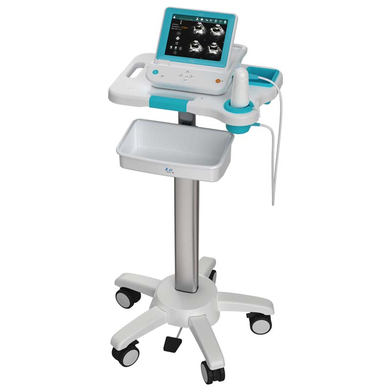 Meike PBS Bladder Scanner with Rolling Stand full view. Shop now at Zone Medical.