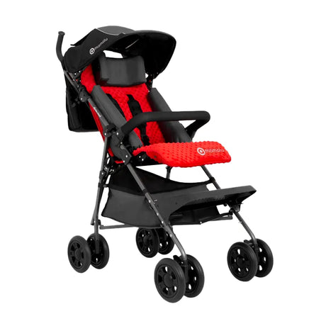 Akces-Med Mamalu Stroller Red Side View. Shop now at Zone Medical.