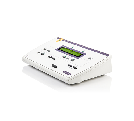 Amplivox 116 manual screening audiometer side view. Shop now at Zone Medical.