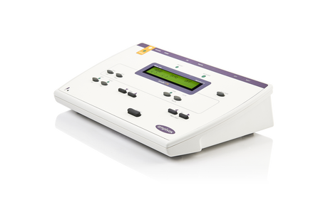 Amplivox 170 Manual and Autometic Screening Audiometer side view. Shop now at Zone Medical.