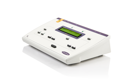 Amplivox PC850 PC based automatic audiometer side view. Shop now at Zone Medical.