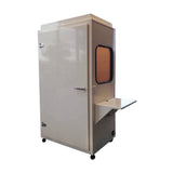 Mini Audiometric Booth Standard Version Left Hand Door hero image. Shop now at Zone Medical.