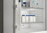 Liebherr SCFvh 4032 Pharmacy Medical Laboratory Combo Fridge and Freezer close up on anti-microbial handle. Shop now at Zone Medical.