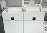 Two Liebherr SRPvh 6501 Laboratory Refrigerators side by side in a lab. Shop now at Zone Medical.