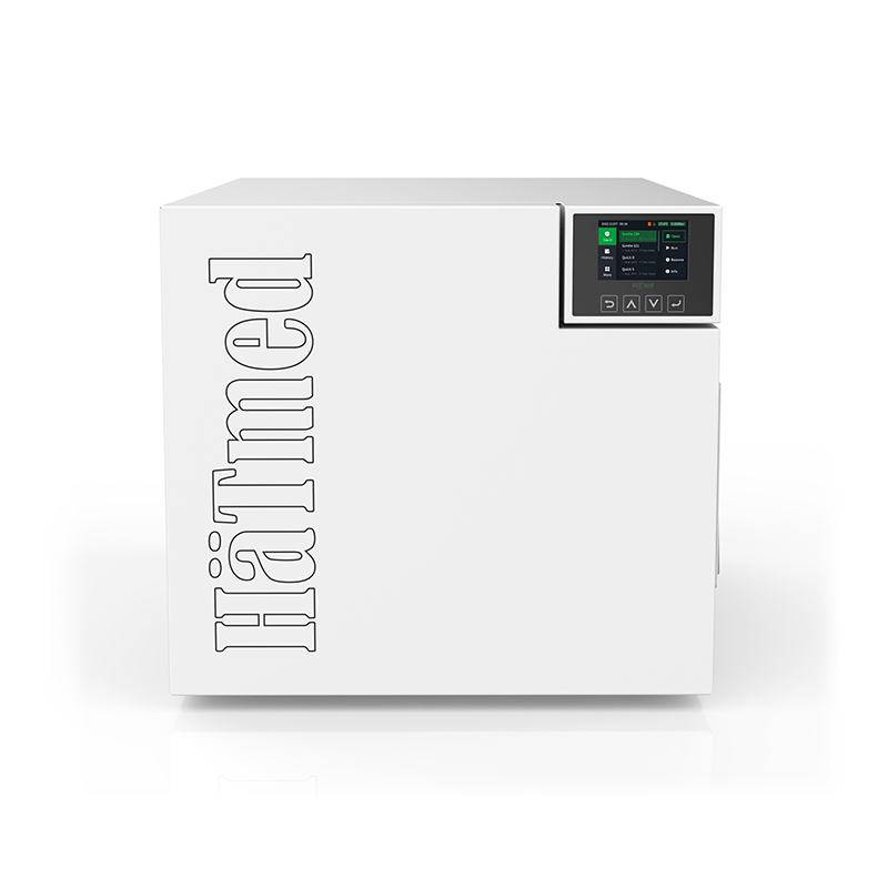 Hatmed HAPDX Autoclave Q60B front view door closed. Shop now at Zone Medical.