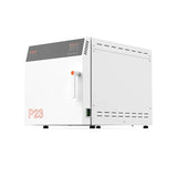 Hatmed Puges HAP23SB 23 Litre Essential Dry Vacuum Autoclave B & S Class with USB side view. Shop now at Zone Medical.