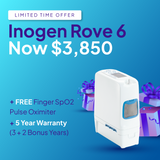 Inogen One Rove 6 Portable Oxygen Concentrator with 16 Cell Battery