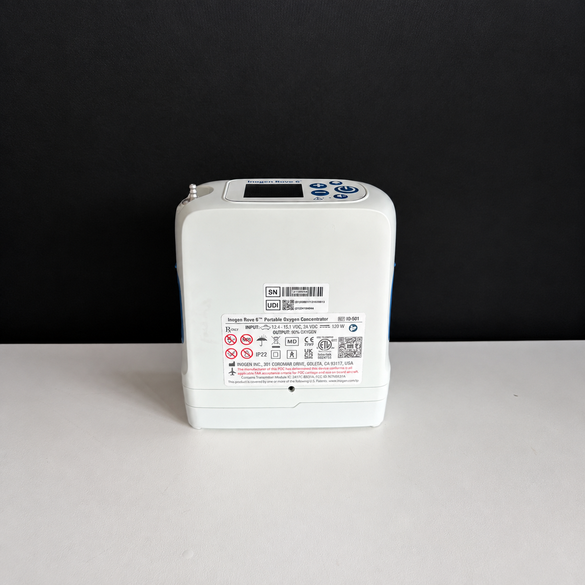 Inogen One Rove 6 Portable Oxygen Concentrator with 8 Cell Battery (Near New - Refurbished)