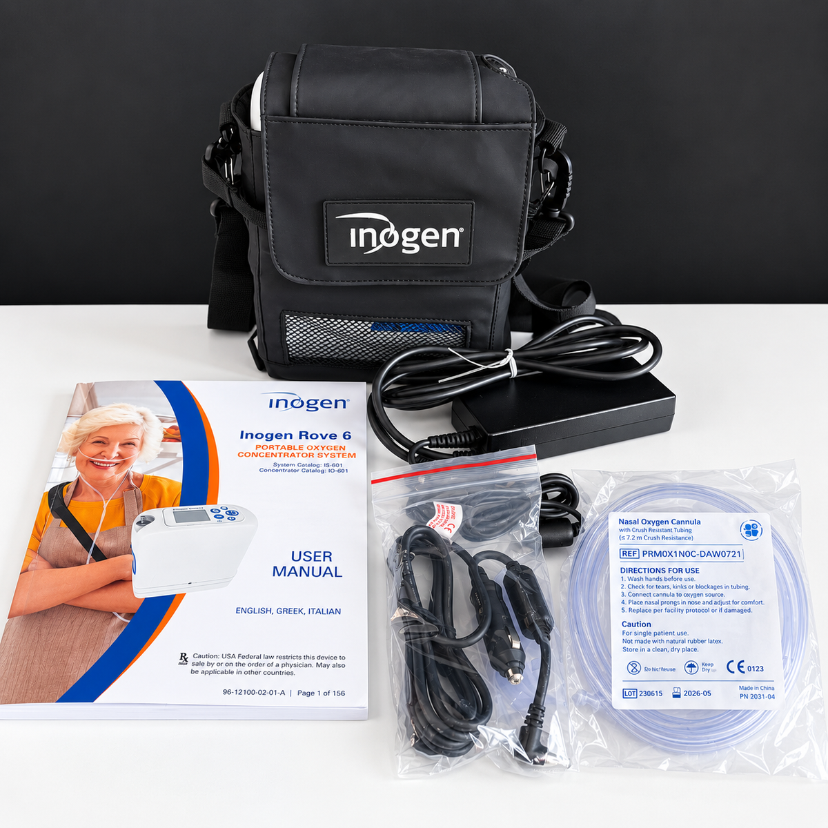 Inogen One Rove 6 Portable Oxygen Concentrator with 16 Cell Battery (Near New - Refurbished)
