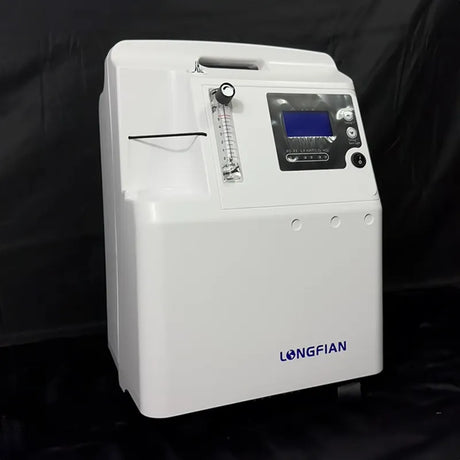 Longfian Jay 5 Stationary Oxygen Concentrator side view. Shop now at Zone Medical.