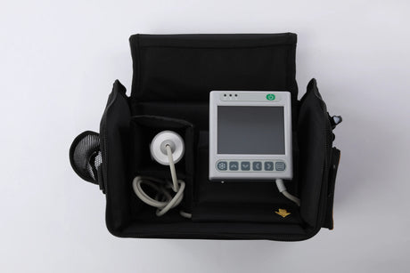 Kaixin BVT02 Bladder Scanner in the carry bag. Shop now at Zone Medical.