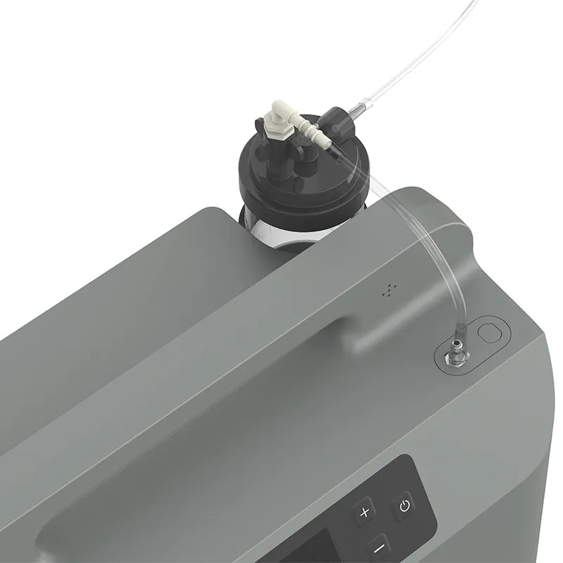 Kingon P2 O5E 5 litre stationary oxygen concentrator top view. Shop now at Zone Medical.