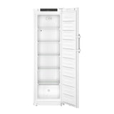 Liebherr SFFfg 4001 Performance Pharmacy Medical Laboratory Freezer with Spark Free Interior front view door open. Shop now at Zone Medical.