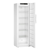 Liebherr SFFfg 4001 Performance Pharmacy Medical Laboratory Freezer with Spark Free Interior front view door open. Shop now at Zone Medical.