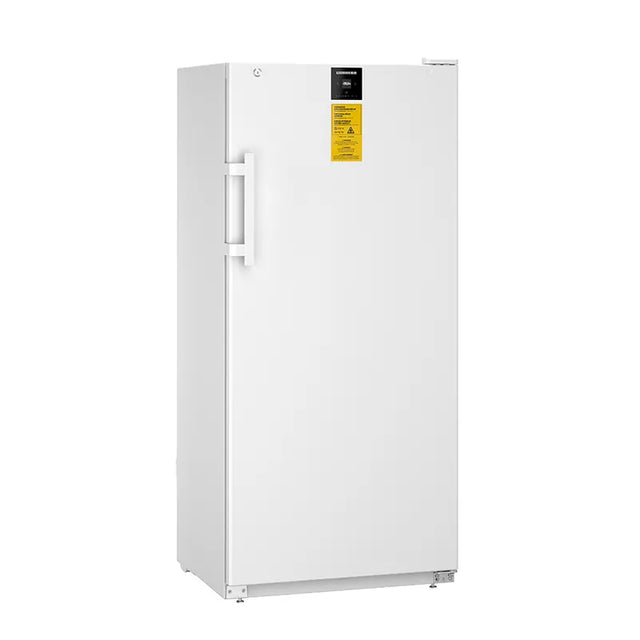 Liebherr SFFfg 5501 Performance Pharmacy Medical Laboratory Freezer with Spark Free Interior side view with door closed. Shop now at Zone Medical.