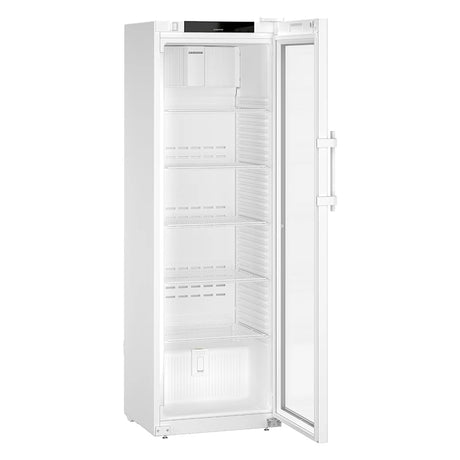 Liebherr SRFvh 4011 Pharmacy Medical Laboratory Fridge Side View Door Open. Shop now at Zone Medical.