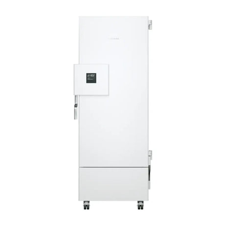 Liebherr SUFsg 3501 ultra-low temperature refrigerator front view door closed. Shop now at Zone Medical.
