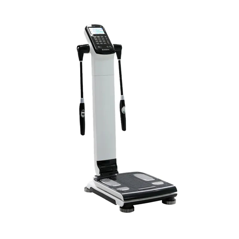 Mediana i20 Body Composition Analyser side view. Shop now at Zone Medical.