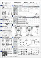 Mediana i25 Body Composition Analyser result sheet. Shop now at Zone Medical.