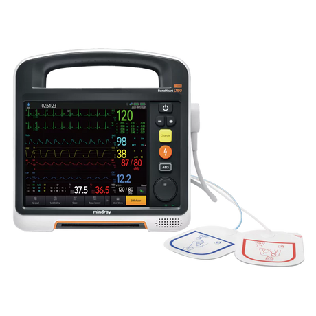 Mindray Beneheart D60 Defibrillator and Monitor hero image. Shop now at Zone Medical.