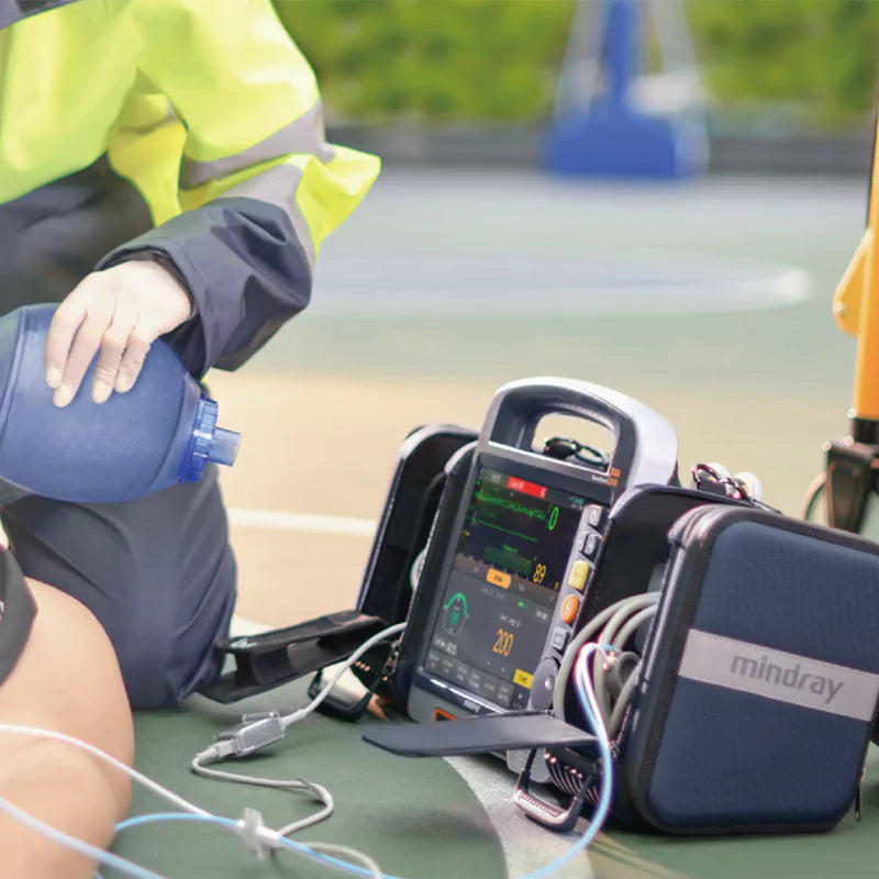 Mindray Beneheart D60 Defibrillator and Monitor in use. Shop now at Zone Medical.