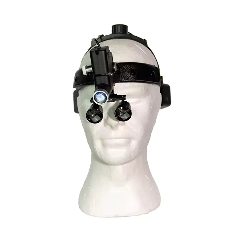 Minston KS-W04 Led Headlight front mannequin. Shop now at Zone Medical.