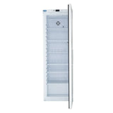 Nuline PR350 Pharmacy Vaccine Refrigerator front view with door open. Shop now at Zone Medical.