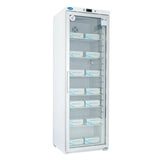 Nuline PR350 Pharmacy Vaccine Refrigerator side view with medicine inside. Shop now at Zone Medical.