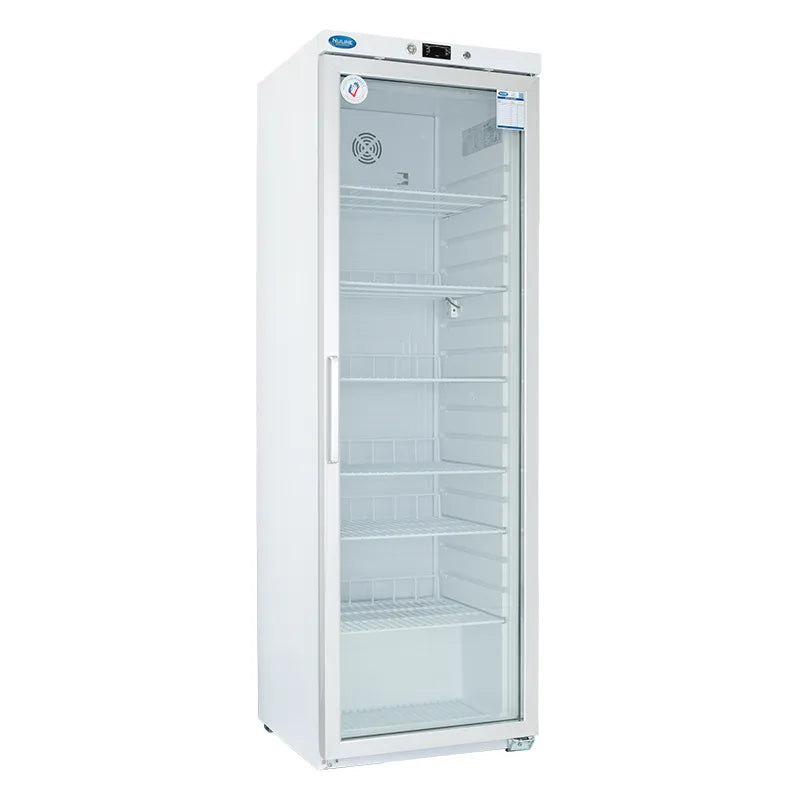 Nuline PR350 Pharmacy Vaccine Refrigerator side view door closed. Shop now at Zone Medical.