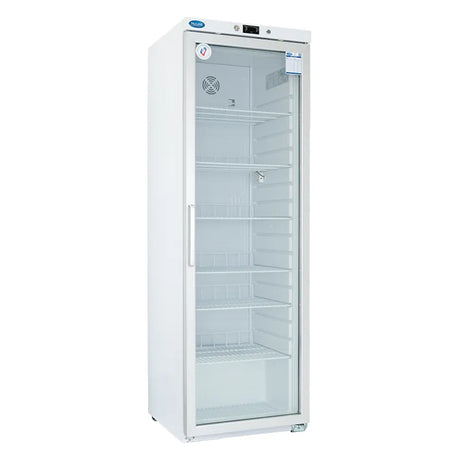 Nuline PR350 Pharmacy Vaccine Refrigerator side view door closed. Shop now at Zone Medical.