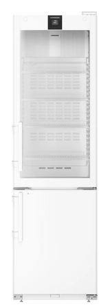 Liebherr SCFvh 4032 Pharmacy Medical Laboratory Combo Fridge and Freezer front view. Shop now at Zone Medical.