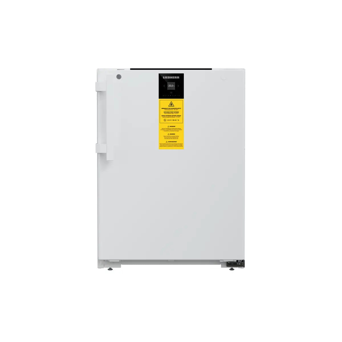 Liebherr SFTfg/SRTfg 1501 spark-free under counter freezer/fridge front view. Shop now at Zone Medical. 