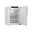 Liebherr SFTvh 1501 under counter freezer door open. Shop now at Zone Medical.