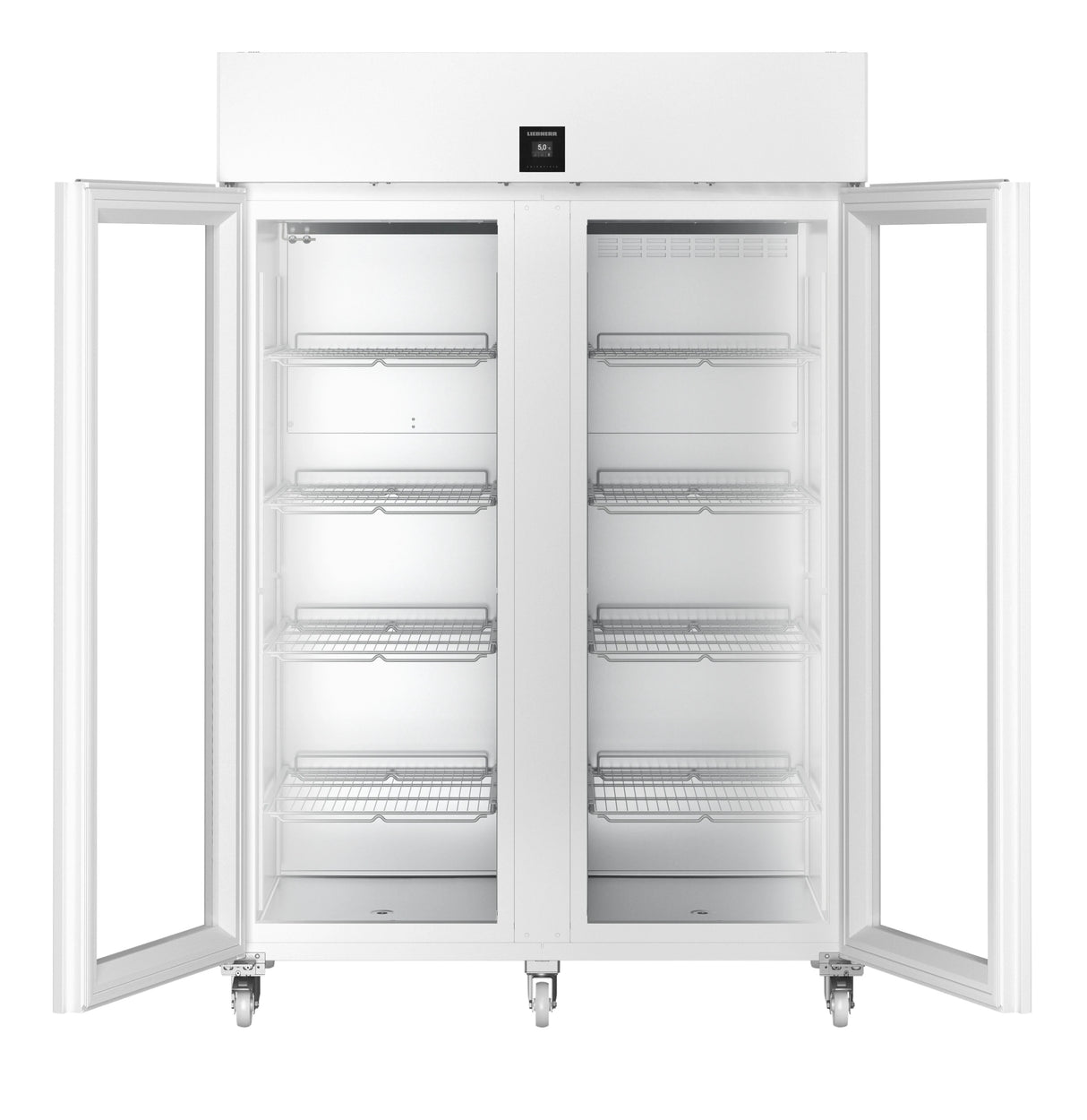 Liebherr SRPvh 1412 Glass Double Door Pharmacy Medical Laboratory Refrigerator with Circulating Cooling - 1447 Litres