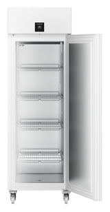 Liebherr SRPvh 6501 medical freezer door open. Shop now at Zone Medical. 