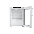 Liebherr SRTvh 1511 under counter medical refrigerator with door open. Shop now at Zone Medical.