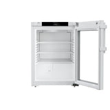 Liebherr SRTvh 1511 under counter medical refrigerator with door open. Shop now at Zone Medical.